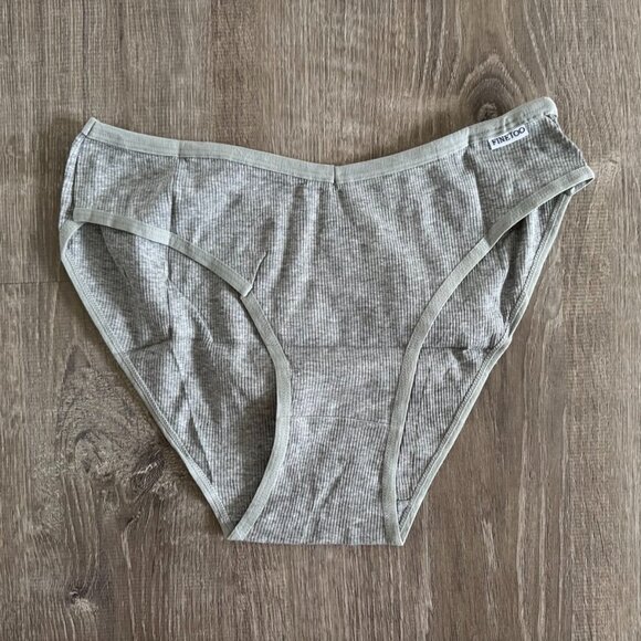 Set of Six Underwear Cotton Bikini Rib Cheeky Panties Sexy V-shaped Waistband - Picture 6 of 11